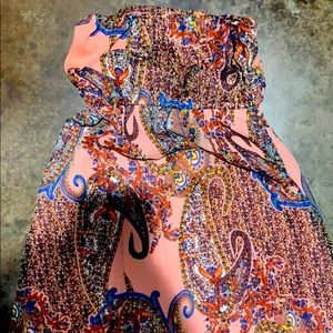 Xs - strapless maxi dress